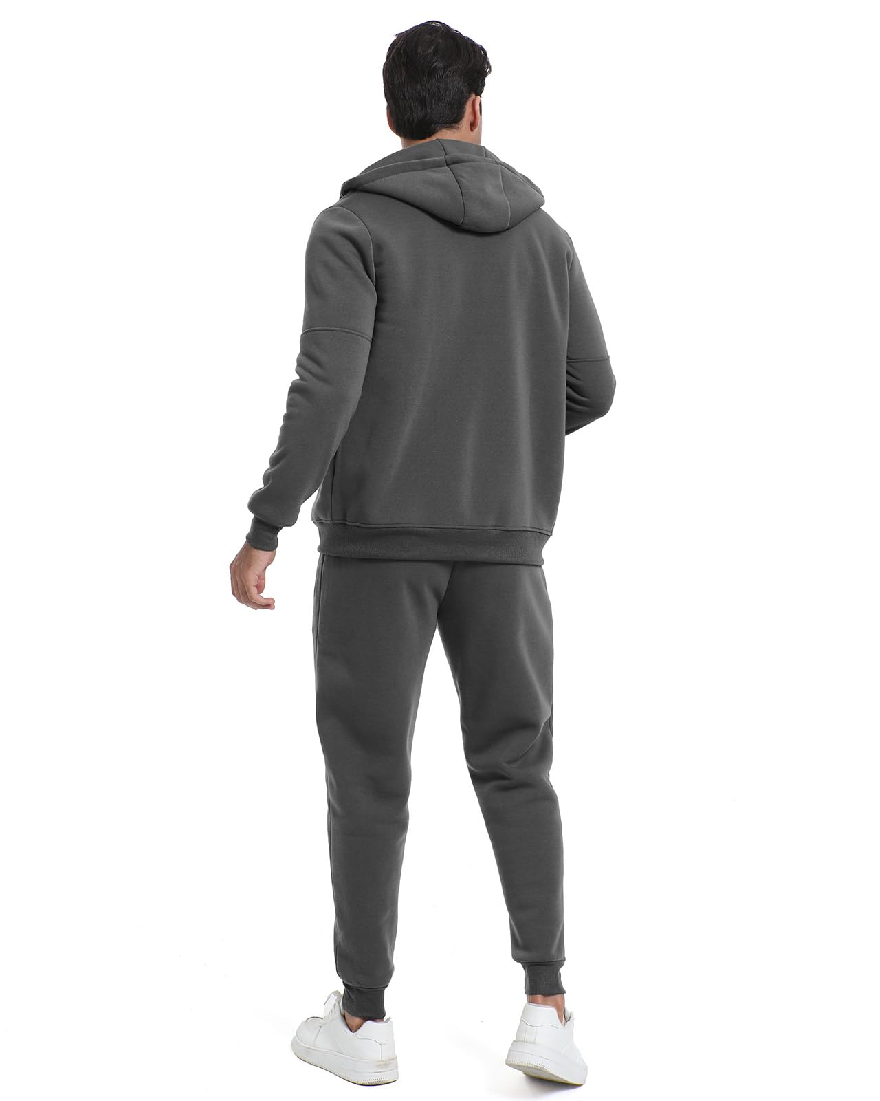Jskoa Men's Sweat Suits Jogging Tracksuit 2 Piece Set Casual Athletic Long Sleeve Hoodie Outfit