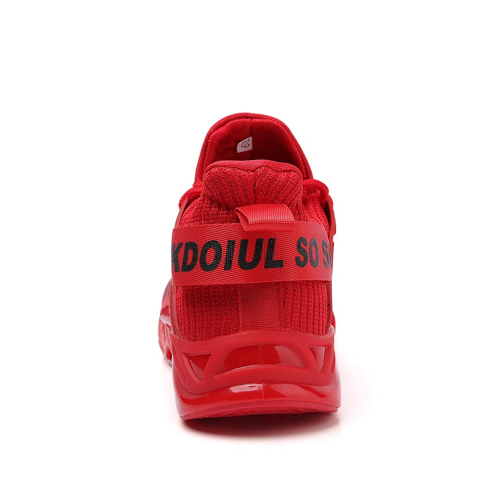 Sneakers for Men Sport Running Shoes Athletic Tennis Walking Shoes Fashion Jogging Sneaker red Size 9.5