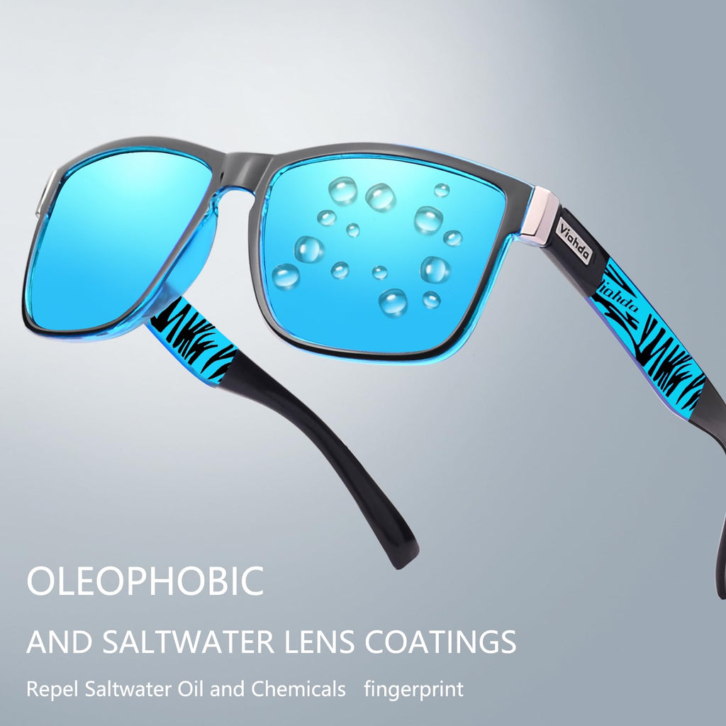 VIAHDA Polarized Sports Sunglasses for Man Cycling Running Fishing Golf Sun glasses Women HD6009