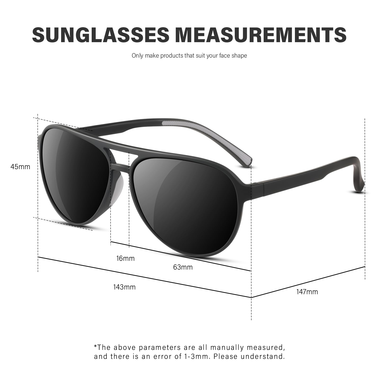KUGUAOK 4PACK Polarized Aviator Sunglasses for Women Men Sports Style UV400 Protection Running Sun Glasses Vintage Trendy Shades-AA