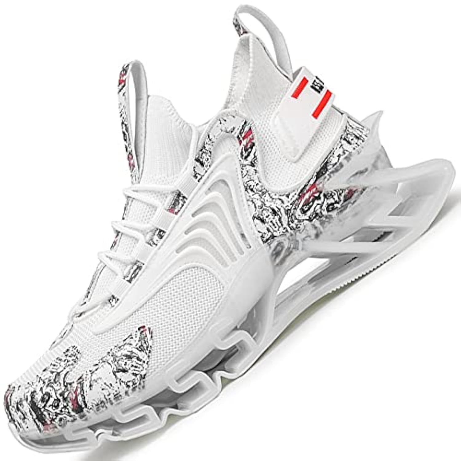 GJUYC Sneakers Shoes for Men Running Shoe Mens Trail Fashion Sport Man Athletic Men's Basketball Walking Casual Hiking Male White Size 10.5 Runner Breathable