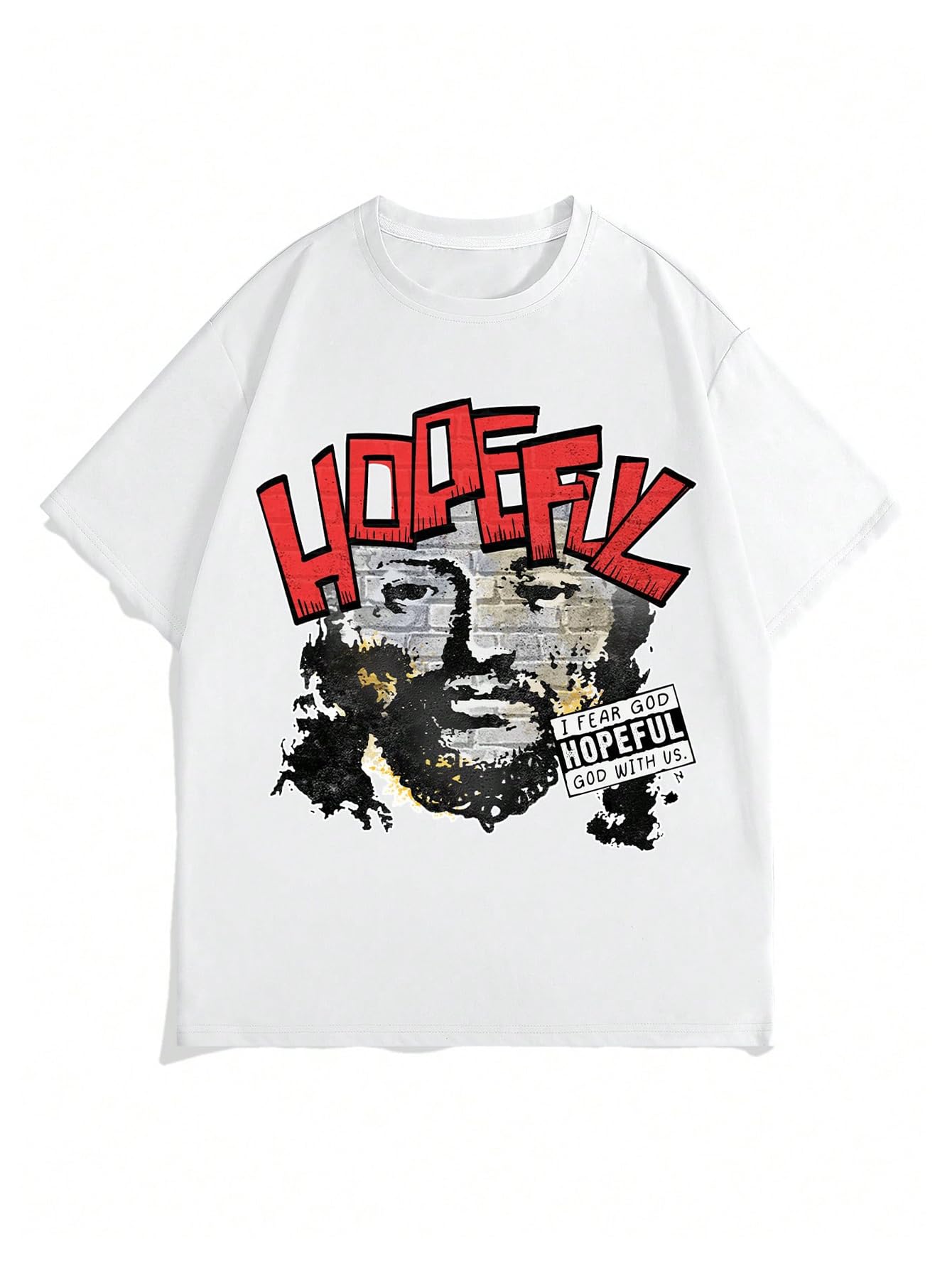 VIPWOLF Men's 2 Piece Outfits Short Sleeve Letter Graphic Tees and Drawstring Flared Sweatpants Tracksuits Set White and Red X-Large