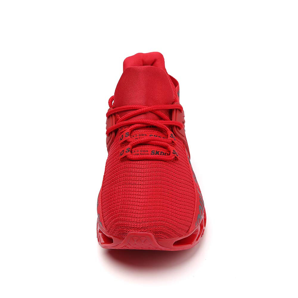 Sneakers for Men Sport Running Shoes Athletic Tennis Walking Shoes Fashion Jogging Sneaker red Size 9.5