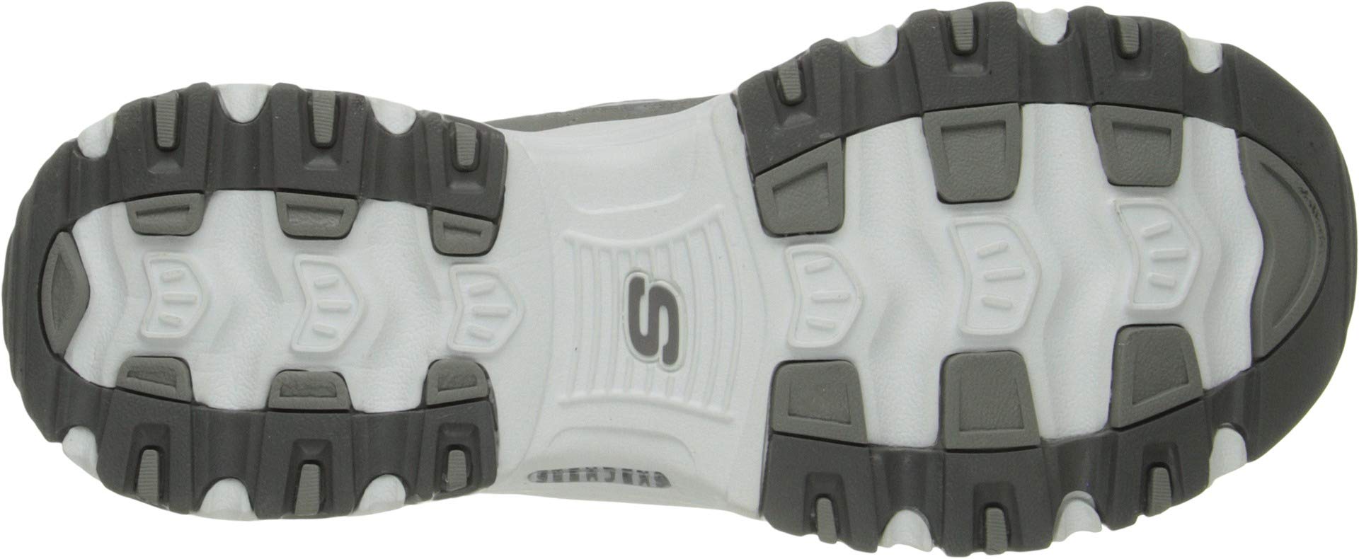 Skechers Sport Women's Resilient Fashion Sneaker, Gray/White, 9 M US