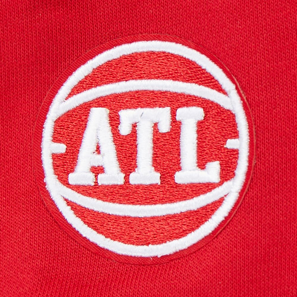 Pro Standard Womens NBA Atlanta Hawks Wingspan Crewneck Sweatshirt Red Xs
