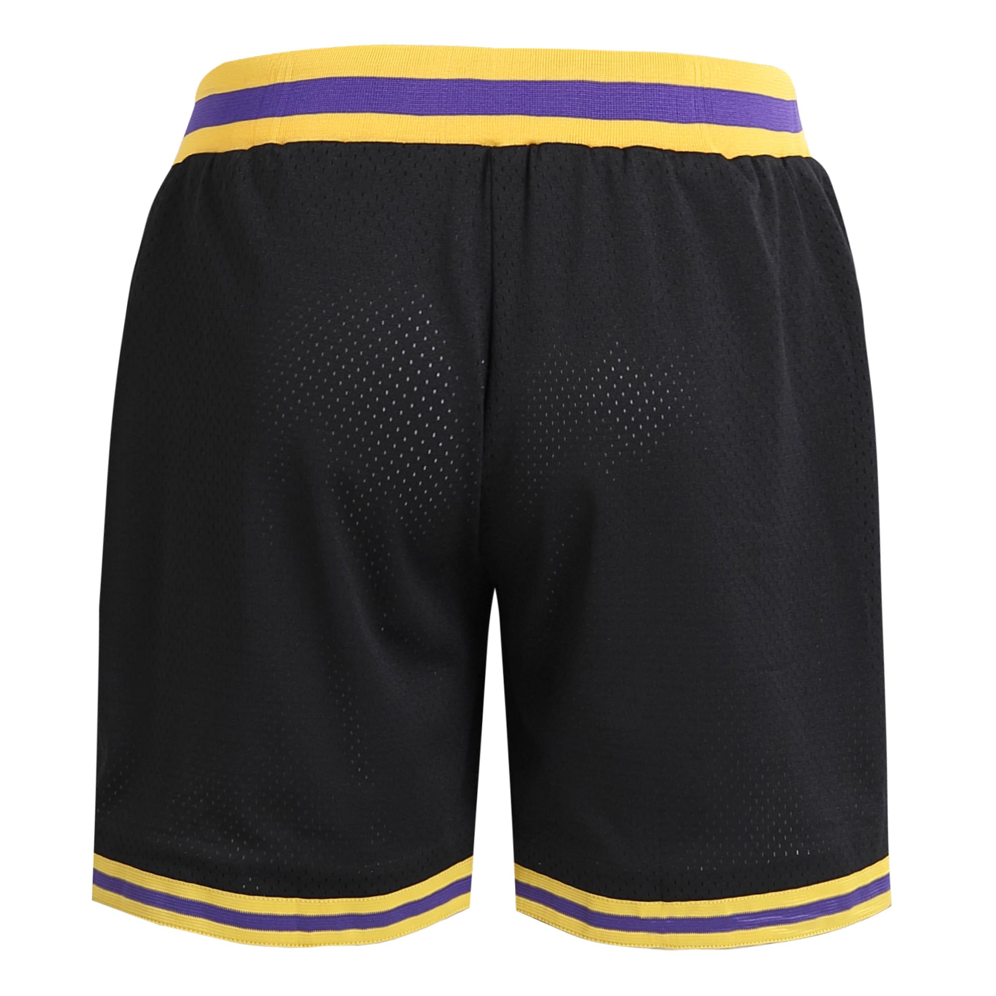 Pullonsy Men's Basketball Shorts for Women Unisex Youth Athletic Gym Mesh Sports Exercise Workout SweatShorts Casual Fashion Retro Shorts,Black Shorts,Men Size X-Large
