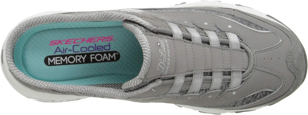 Skechers Sport Women's Resilient Fashion Sneaker, Gray/White, 9 M US