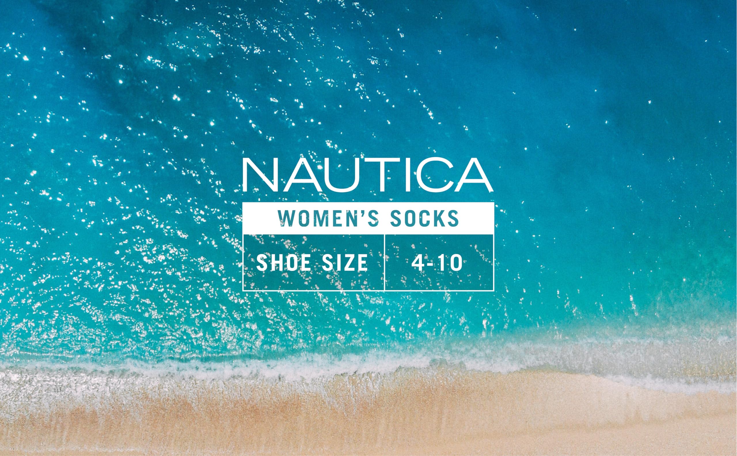 Nautica Womens Quarter Socks - 6 Pack Cushioned Moisture Wicking Athletic Socks for Women for Gym, Running, Sports (4-10), Size 4-10, Neutral Assorted