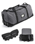BAGSMART 83L Foldable Travel Bag, Large Duffle Bag for Travel, Weekender Duffel Luggage Bag for Sport College Camping, Water Resistant, Dark Gray