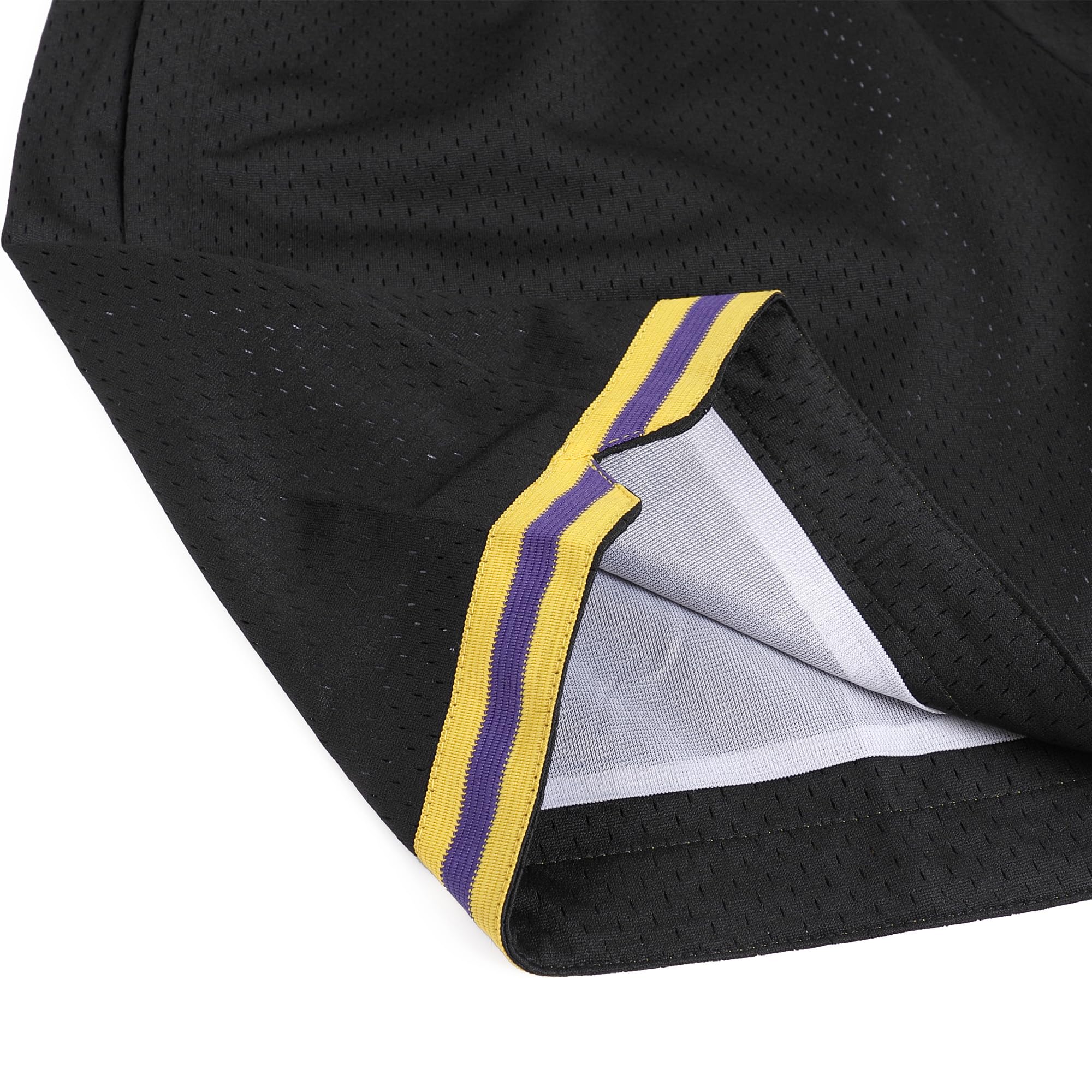Pullonsy Men's Basketball Shorts for Women Unisex Youth Athletic Gym Mesh Sports Exercise Workout SweatShorts Casual Fashion Retro Shorts,Black Shorts,Men Size X-Large