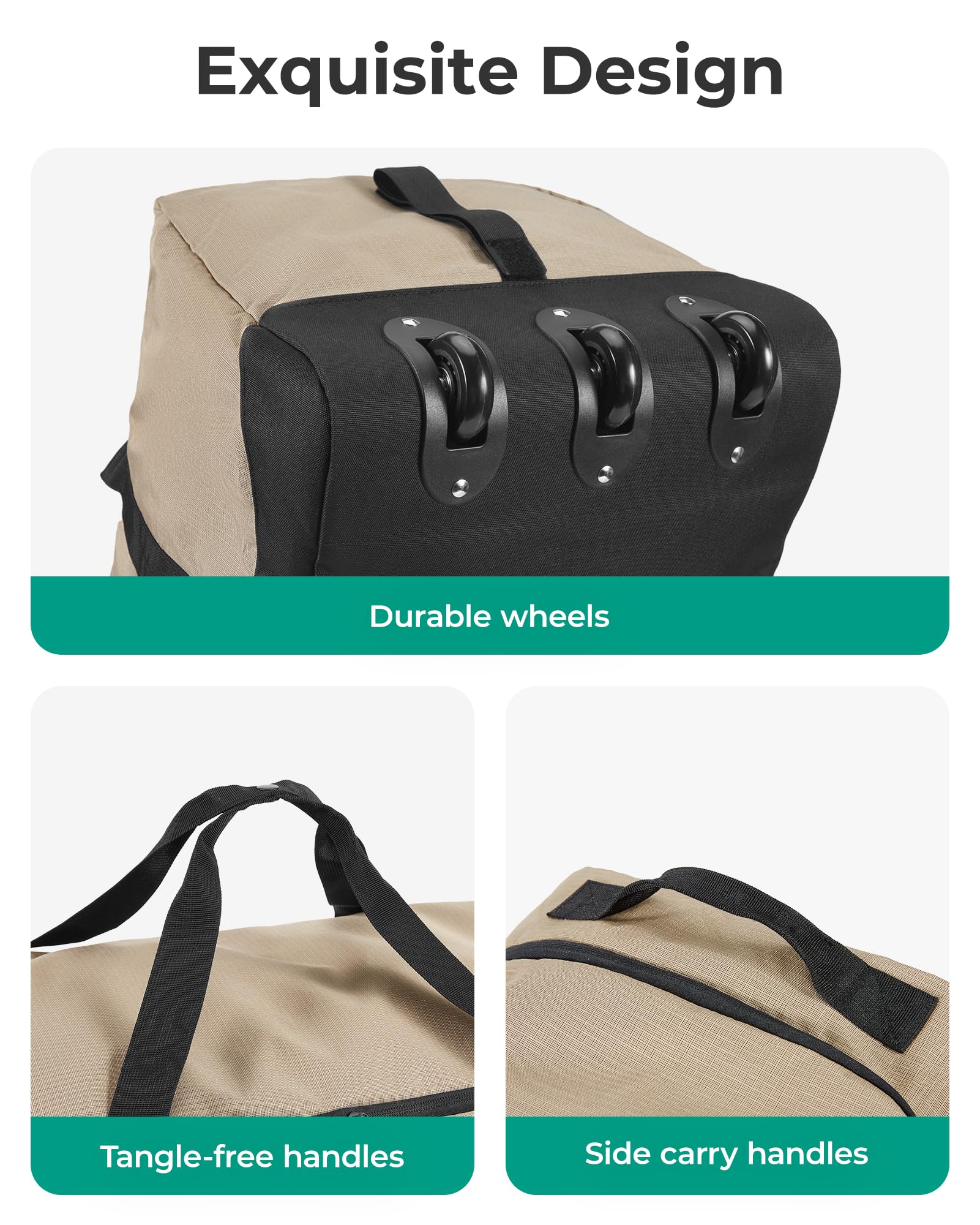 BAGSMART 83L Foldable Travel Bag, Large Duffle Bag for Travel, Weekender Duffel Luggage Bag for Sport College Camping, Water Resistant, Dark Gray