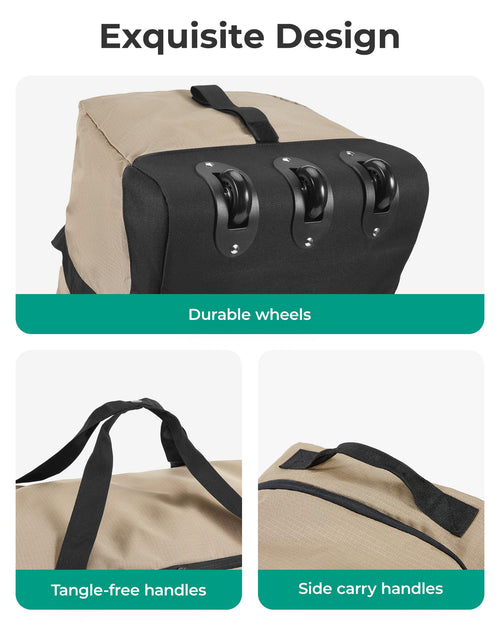 BAGSMART 83L Foldable Travel Bag, Large Duffle Bag for Travel, Weekender Duffel Luggage Bag for Sport College Camping, Water Resistant, Dark Gray