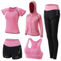 XPINYT Workout Sets for Women Clothes Tracksuit Sport Yoga Fitness Gym Tennis Exercise Workout Clothes Athletic Activewear Sets (Pink 03, M)