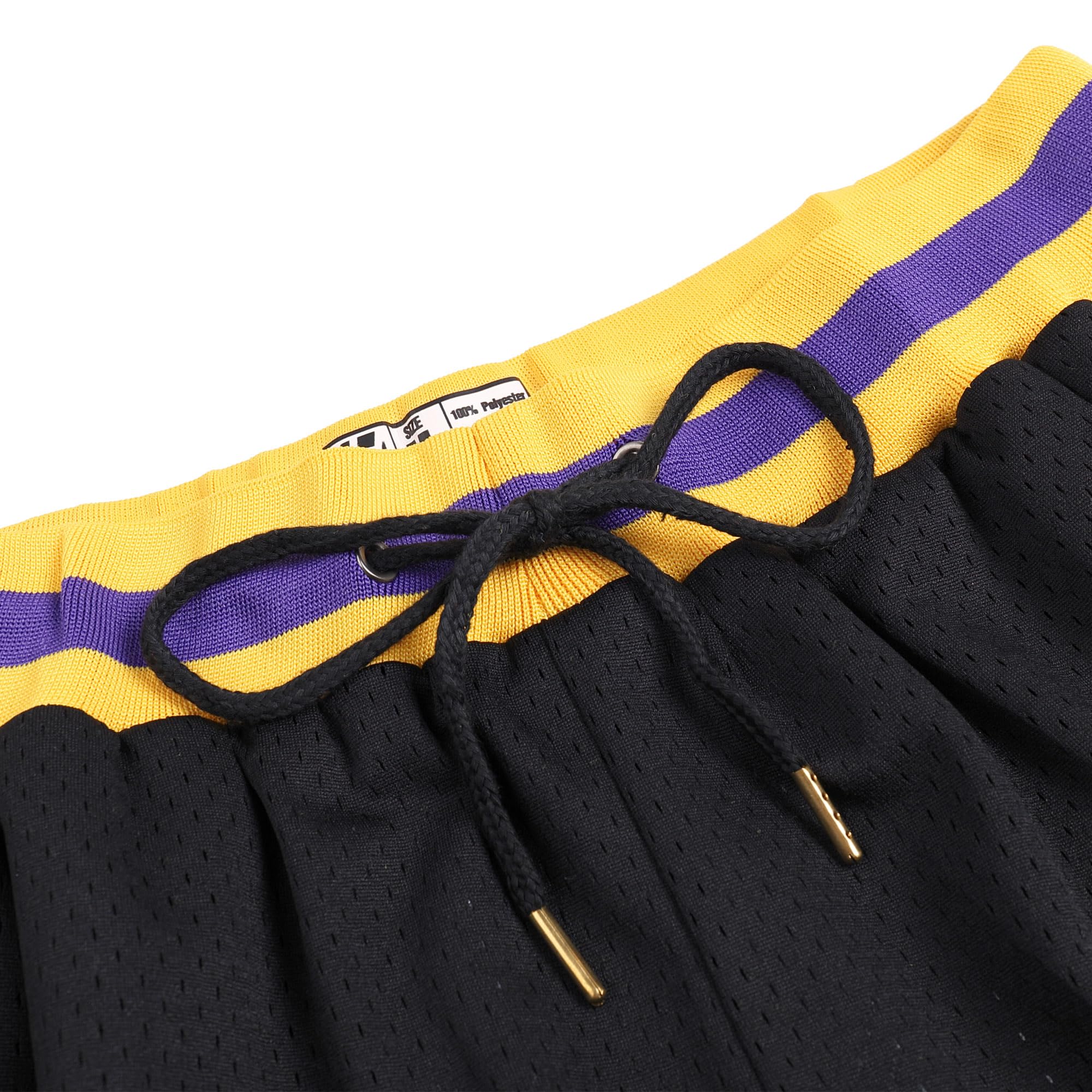 Pullonsy Men's Basketball Shorts for Women Unisex Youth Athletic Gym Mesh Sports Exercise Workout SweatShorts Casual Fashion Retro Shorts,Black Shorts,Men Size X-Large