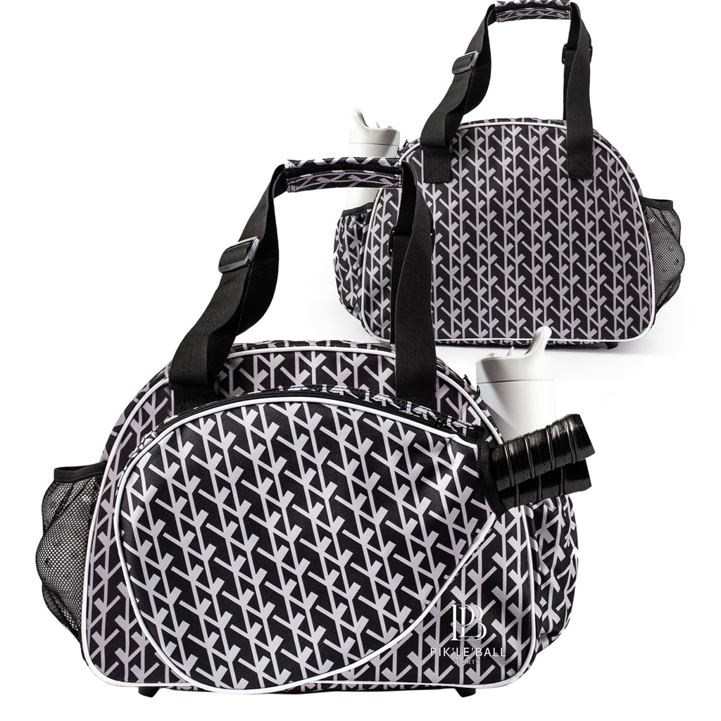 Pik’le’Ball Sport Premium Women's Pickleball Bag – Stylish and Versatile Sports Bag with Water Bottle Holder, Padded Paddle Pocket, and Spacious Design (fits 2+ Paddles!)