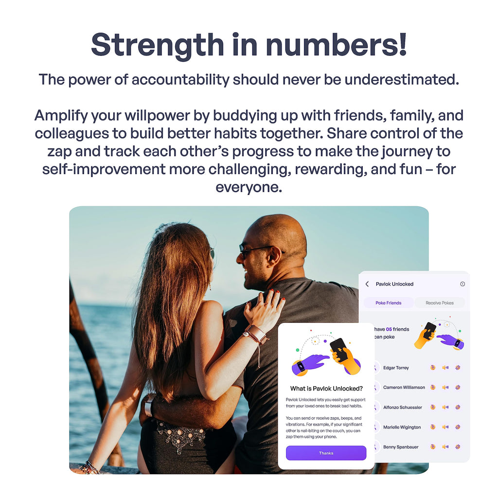 Pavlok 3 - Silent Alarm & Wearable Mindfulness Coach for Good Habits - Elevate Mindfulness, Create Good Habits - Track Steps, Activity, and Sleep Patterns